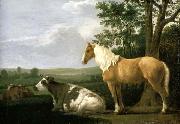 A Horse and Cows in a Landscape CALRAET, Abraham van
